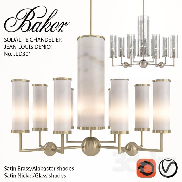 Baker No. JLD301 Sodalite Chandelier