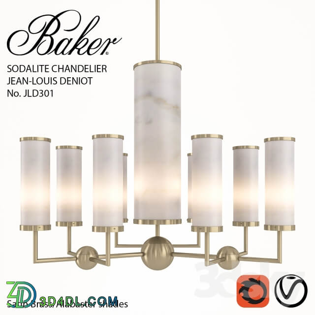 Baker No. JLD301 Sodalite Chandelier