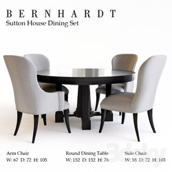 Table Chair Bernhardt Sutton House Dining Set 
