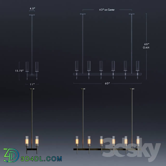 Alouette Chandelier