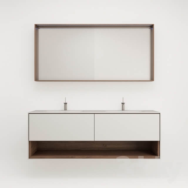 Washbasin with mirror Oasis Frame