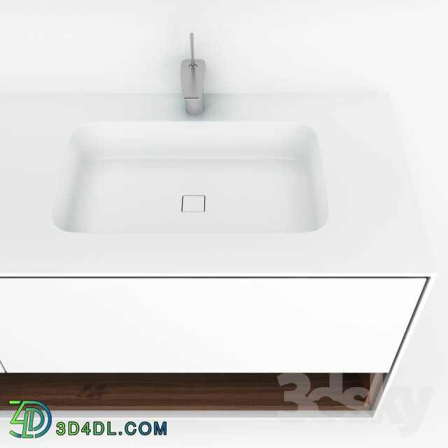 Washbasin with mirror Oasis Frame