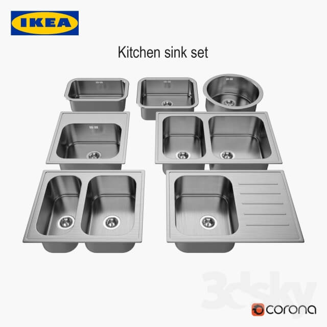 Ikea kitchen sink set 01