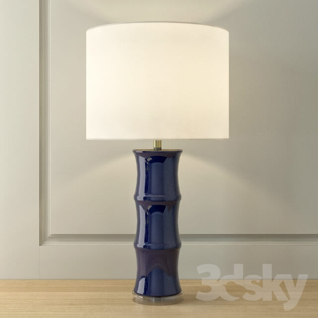 BLUE CERAMIC LAMP