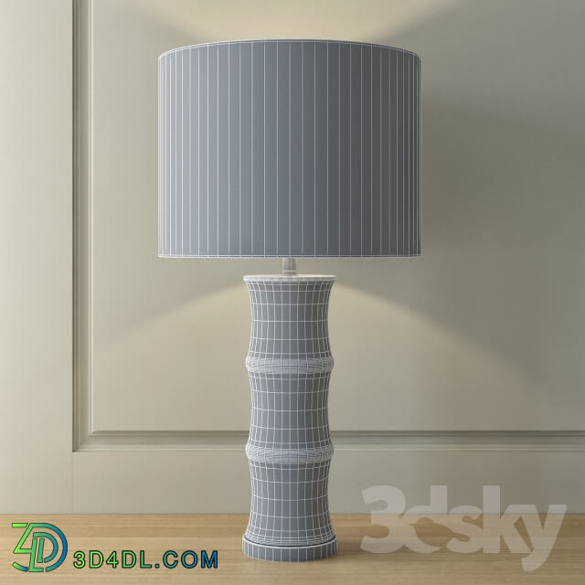 BLUE CERAMIC LAMP