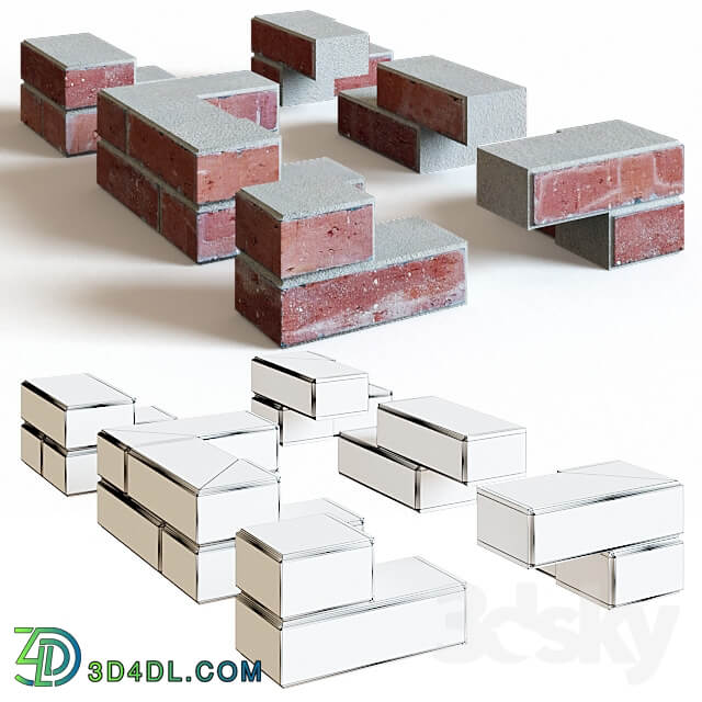 Brickwork 3D Models