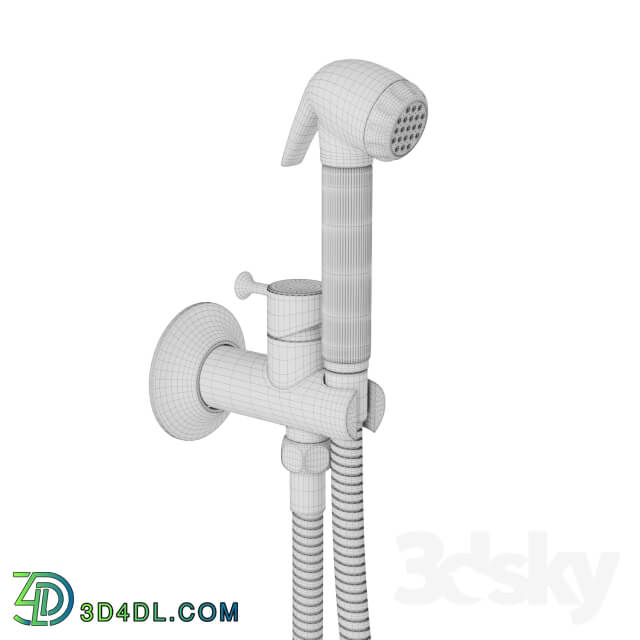 Hygienic shower Cristina Tricolore Retro PD67752