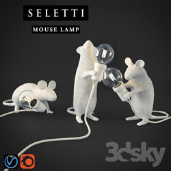 SELETTI Mouse Lamps 