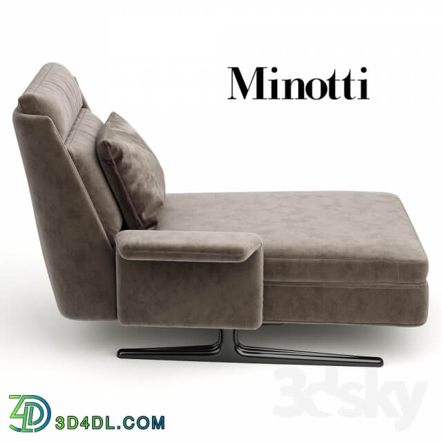 Other soft seating Deckchair chair Spencer Chaise Longue by Minotti