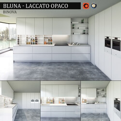 Kitchen Kitchen Bluna Laccato Opaco 