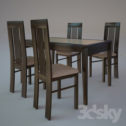 Table Chair Dining group Fenice. 