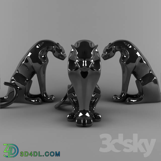 Black Panther Sculpture