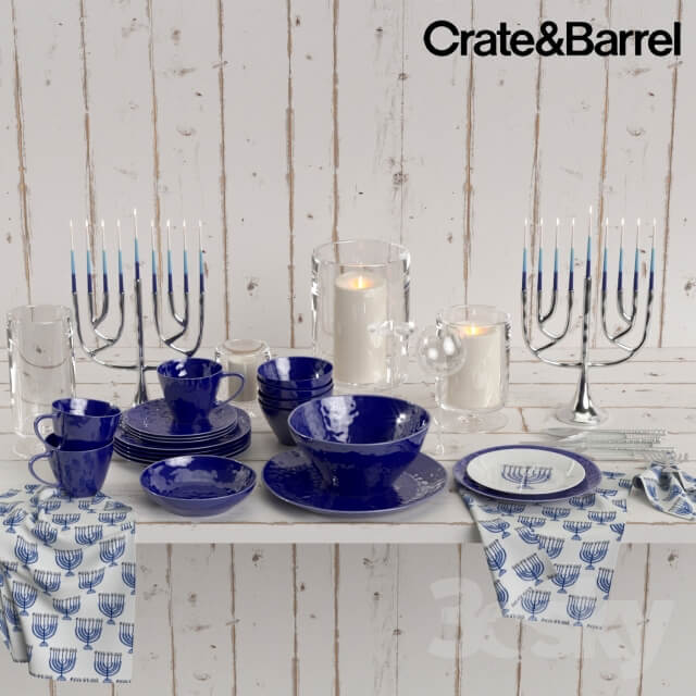 Crate Barrel Hanukkah set