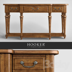 Hooker Furniture Living Room Tynecastle Console Table 3D Models 