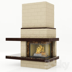 contemporary corner fireplace 