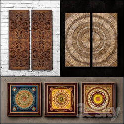 Wooden panels. Collection 35 