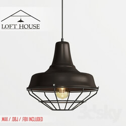 Hanging lamp LOFT HOUSE P 94 Pendant light 3D Models 