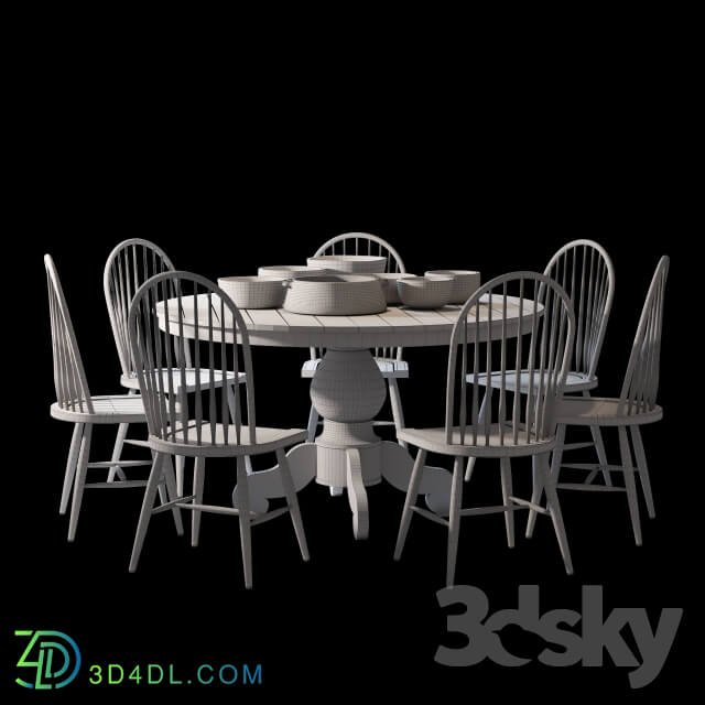 Table Chair The dinette