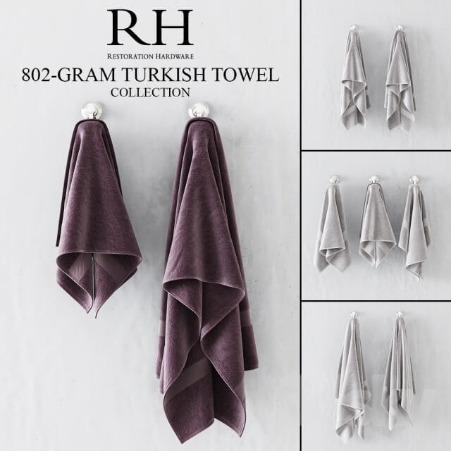 RH 802 GRAM TURKISH TOWEL COLLECTION