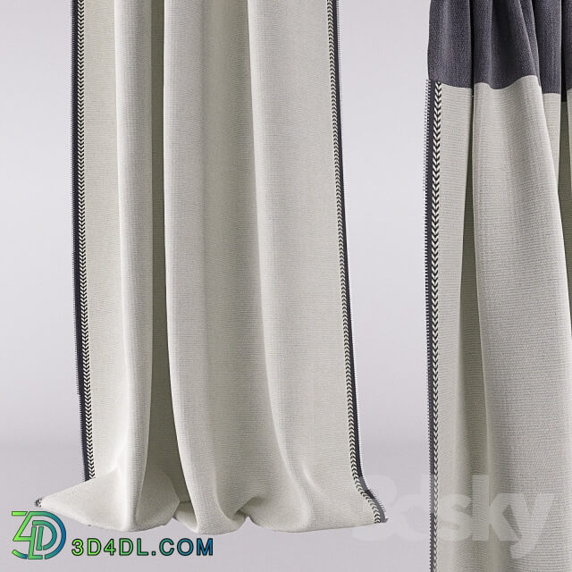 CURTAIN WITH ZIPPER