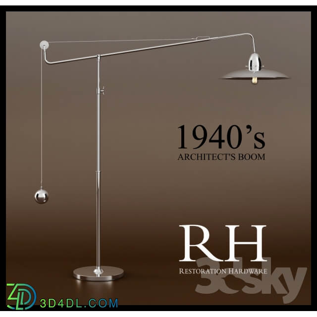 RH 1940S ARCHITECT 39 S BOOM FLOOR LAMP