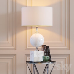 Eichholtz Table Lamp Creek and Side Table Domingo L 