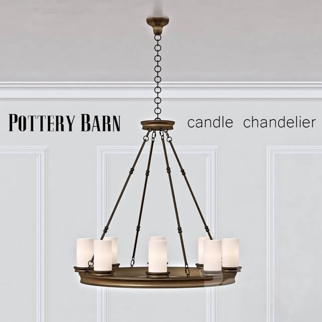 Pottery Barn Veranda Round Chandelier