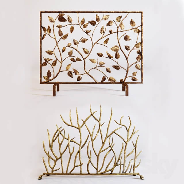 Fireplace screen