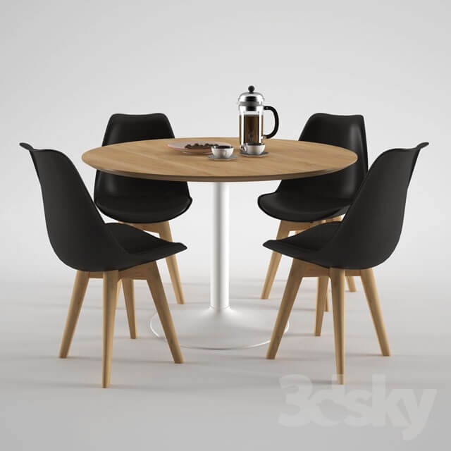 Table Chair Habitat Lance Dining Table