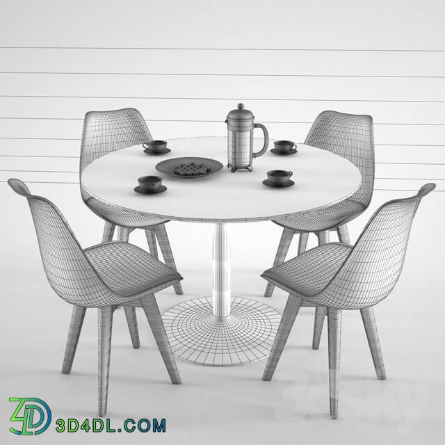 Table Chair Habitat Lance Dining Table