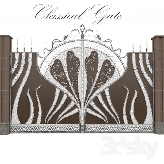 Other architectural elements Classical forged gate