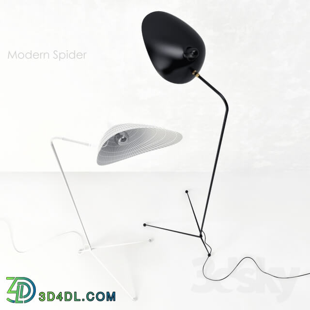 Modern Spider floor lamp