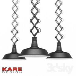 Kare Pendant Lamp Infinity Pendant light 3D Models 