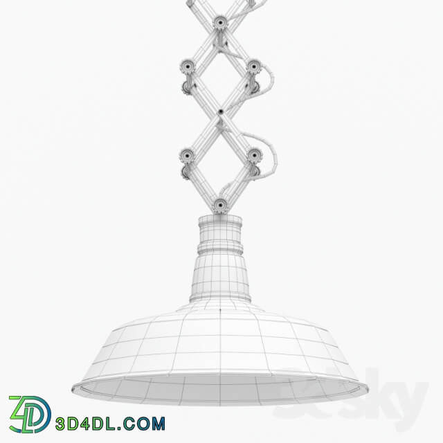 Kare Pendant Lamp Infinity Pendant light 3D Models