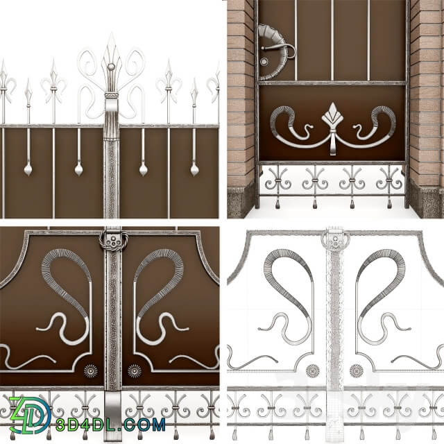 Other architectural elements Classical forged gate 2