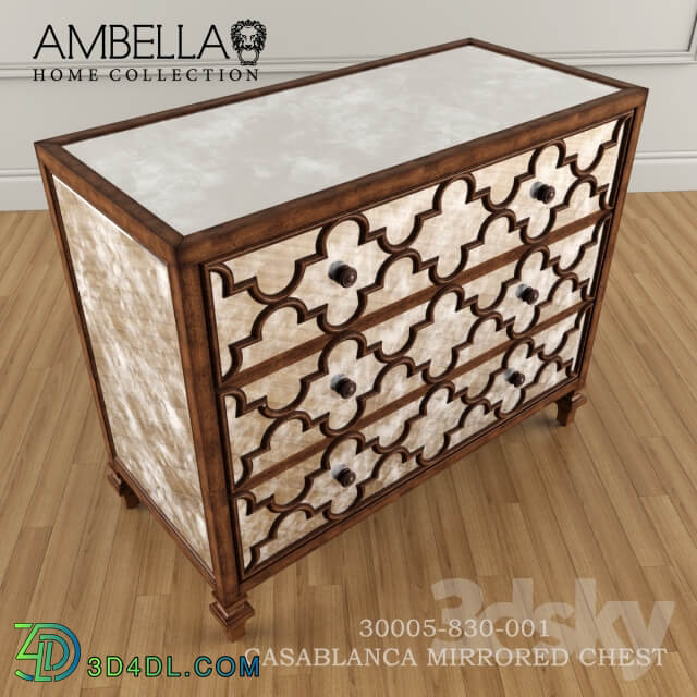 Sideboard Chest of drawer Ambella Home CASABLANCA MIRRORED CHEST
