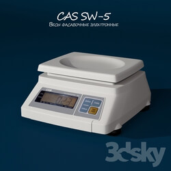 CAS SW 5 Scales electronic packaging 