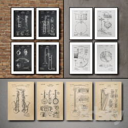 The picture in the frame. 115. Collection of Musical Instruments 