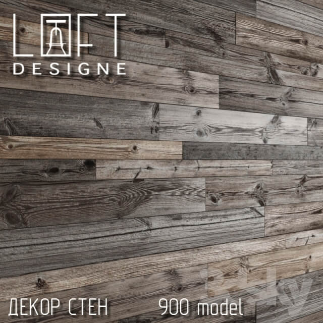 Wooden wall decor from Loftdesign