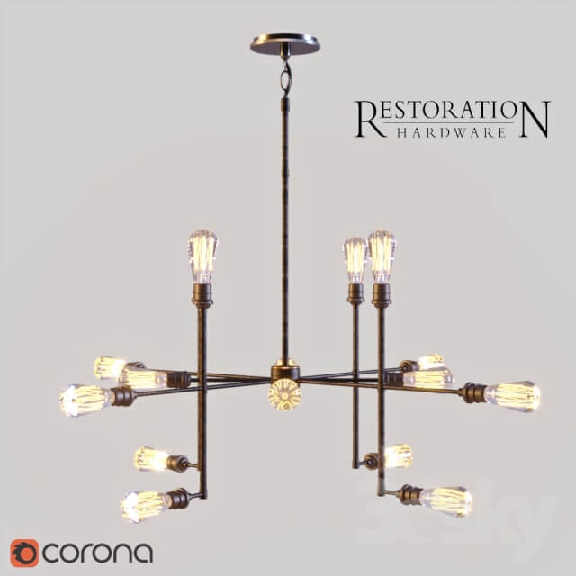 RH VARICK CHANDELIER 43