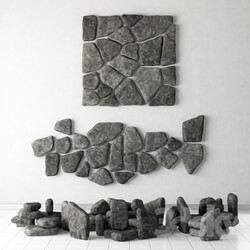 Other architectural elements Stone panel chip collection 