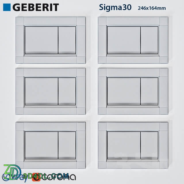 Bathroom accessories Geberit Sigma 30