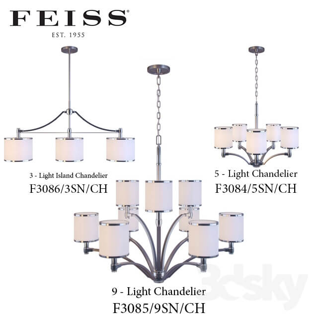 Chandeliers Prospect Park Collection Pendant light 3D Models