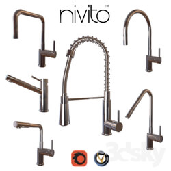 Fauset Faucets Nivito cuisine 6 pcs. 8 colors  