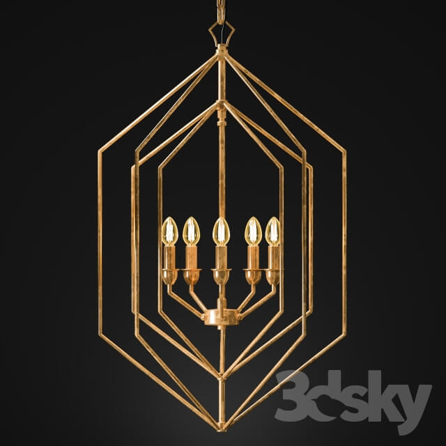 Chandelier LOFT designe Pendant light 3D Models