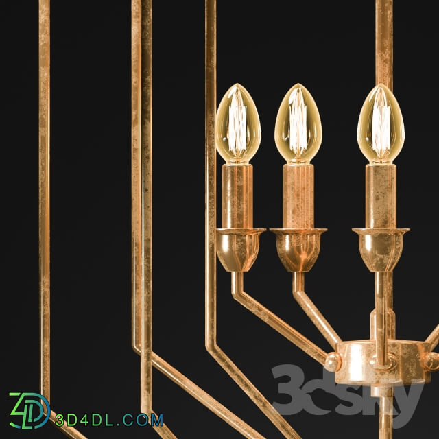 Chandelier LOFT designe Pendant light 3D Models