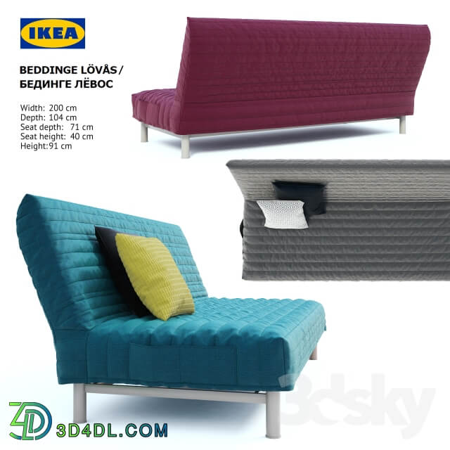 Ikea BEDDINGE LOVAS sofa bed BEDINGE LЁVOS Sofa Bed