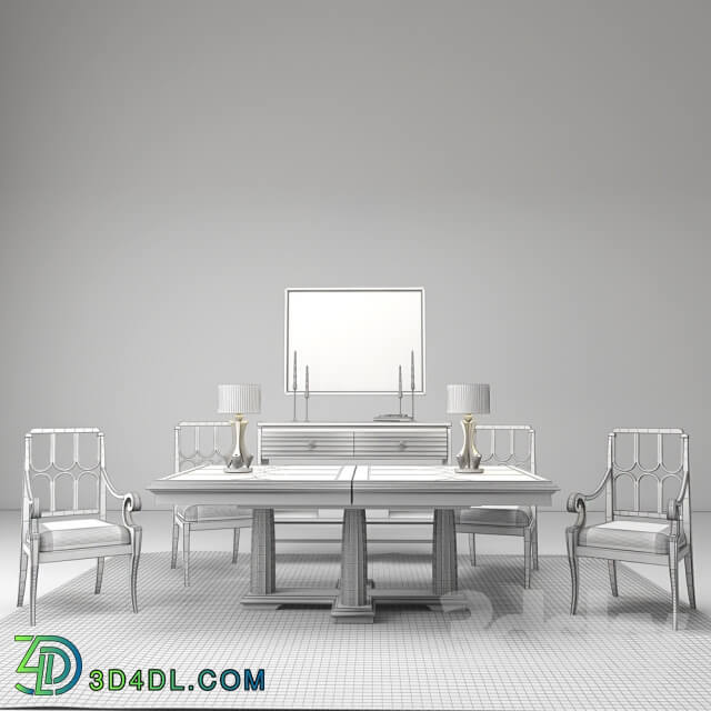 Table Chair Dining table and chairs the firm Stanley Furniture