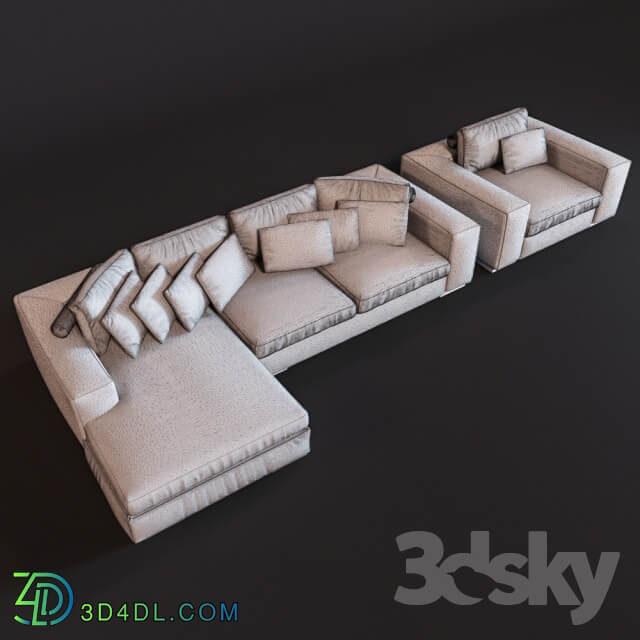 Gordon sofa and armchair by Relax factory