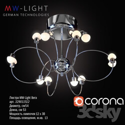 Ceiling chandelier MW light Vega 329011512 